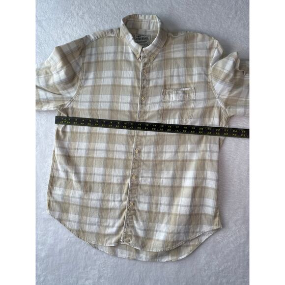 Lucky Brand Saturday Stretch Flannel Shirt Size XL Plaid Long Sleeve Button UP - Picture 4 of 6